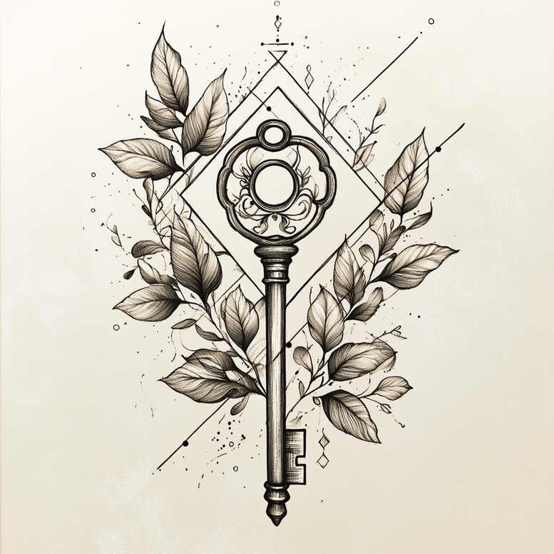 technical-tattoo – tattoo design ideas free ai generated – abstract – for-sternum – Gallery: geometric-inkby-ai