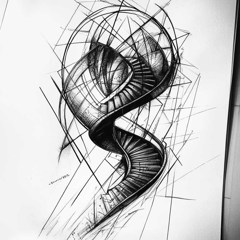 technical-tattoo – tattoo design ideas free ai generated – nonintrusive – for-hip – Gallery: geometric-inkby-ai