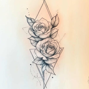 triangle-tattoo – tattoo design ideas free ai generated – unadorned – for-outer-arm – Gallery: geometric-inkby-ai