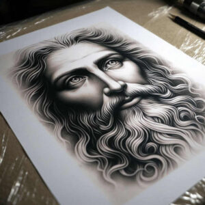 god tattoo design ideas volume effect divine for side