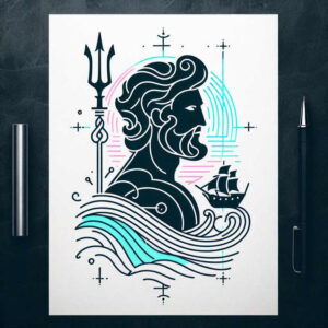 digital-graphic – tattoo design ideas free ai generated – cube-illusion – for-spine – Gallery: graphic-inkby-ai