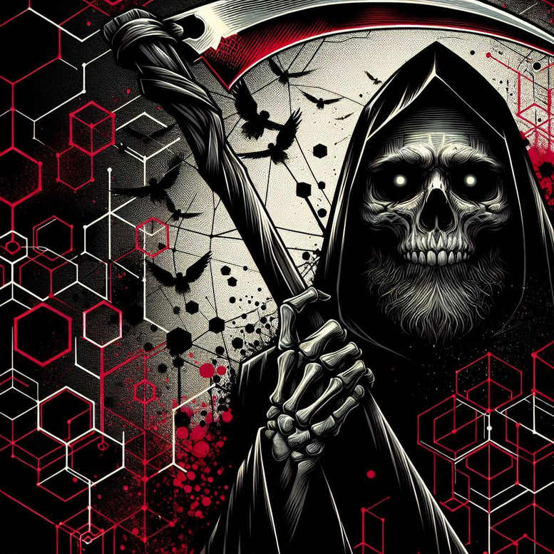 death-icon-sinister-realism-shadow-realism – tattoo design ideas free ai generated – Gallery: grim-reaper-inkby-ai