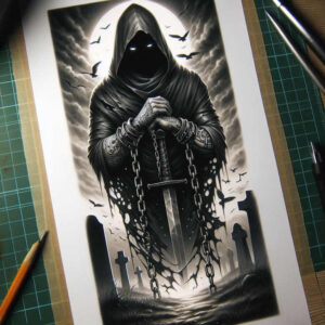 scythe – tattoo design ideas free ai generated – bizarre – for-fingers – Gallery: grim-reaper-inkby-ai
