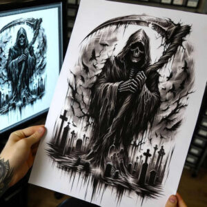 grim-reaper tattoo design ideas bold motifs fear meaning determination