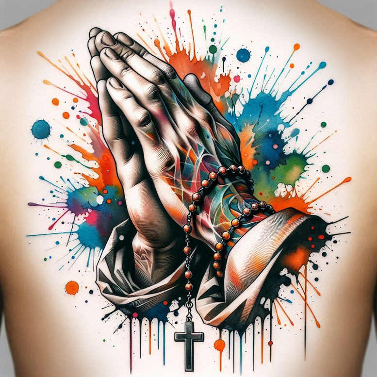 hands-and-love – tattoo design ideas free ai generated – realism-textured-light – for-shoulder – Gallery: hands-inkby-ai