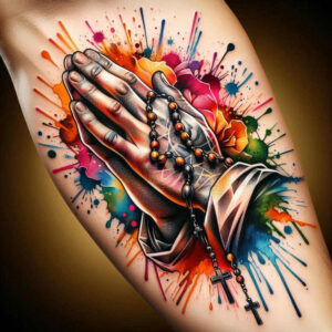 hands-with-heart – tattoo design ideas free ai generated – realism-smooth-blackwork – for-shoulder – Gallery: hands-inkby-ai