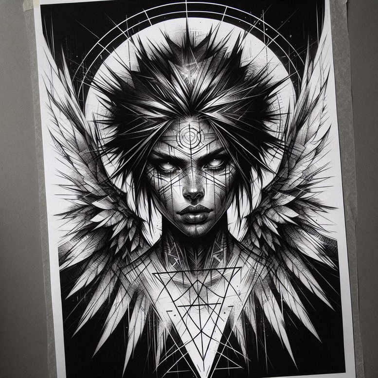 hands-with-shading – tattoo design ideas free ai generated – neotraditional-artistic-contrast – for-shin – Gallery: hands-inkby-ai
