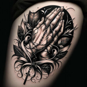 symbolic-hands – tattoo design ideas free ai generated – neotraditional-vintage-influence – for-foot – Gallery: hands-inkby-ai