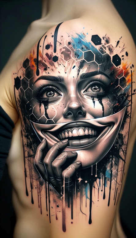 hands tattoo design ideas Realism light play shadow play meaning perseverance