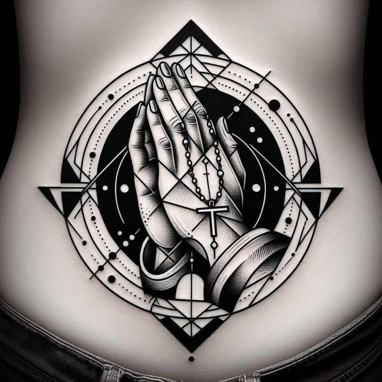 textured-hands – tattoo design ideas free ai generated – realism-hyper-detail – for-lower-thigh – Gallery: hands-inkby-ai