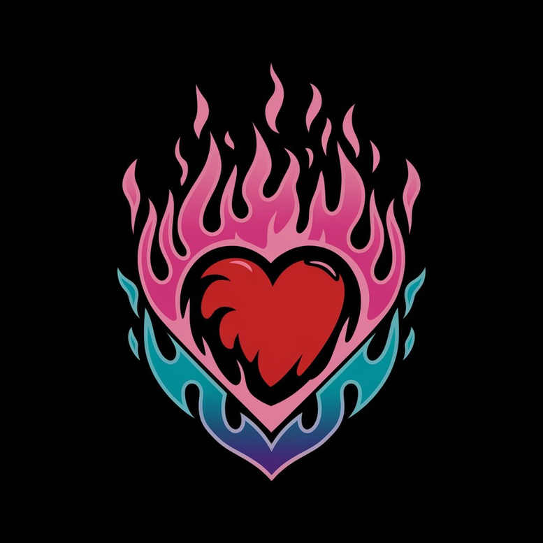 heart-with-feathers – tattoo design ideas free ai generated – realism-natural-contrast – for-shin – Gallery: hearts-inkby-ai