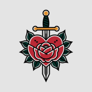 hearts tattoo design ideas Realism crisp detail love symbol symbol of resilience
