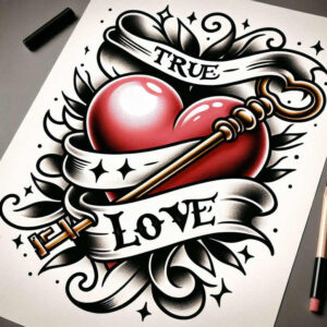 hearts tattoo design ideas modern classic symbolic stands for perseverance