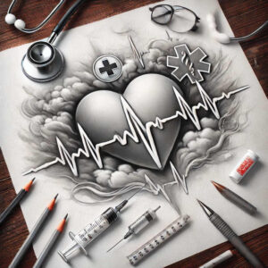 hearts tattoo design ideas Realism depth of field vibrant embodying resilience