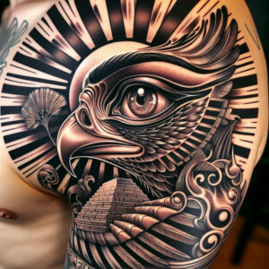 eye-and-energy-realism-glowing-edges-for-biceps – tattoo design ideas free ai generated – Gallery: horus-inkby-ai