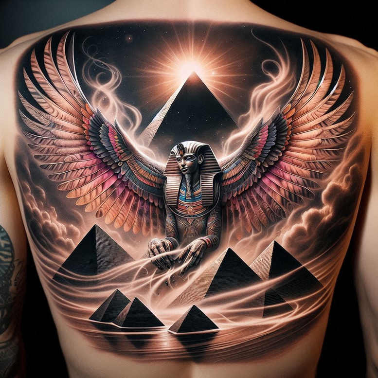 god-of-strength-realism-subtle-gradients-for-upper-arm – tattoo design ideas free ai generated – Gallery: horus-inkby-ai