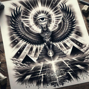horus-amulet-realism-real-shadows-for-ribs – tattoo design ideas free ai generated – Gallery: horus-inkby-ai
