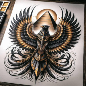 eye-symbol-neotraditional-solid-blacks-for-wrist-side – tattoo design ideas free ai generated – Gallery: horus-inkby-ai