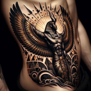 horus tattoo design ideas light play ancient represents determination