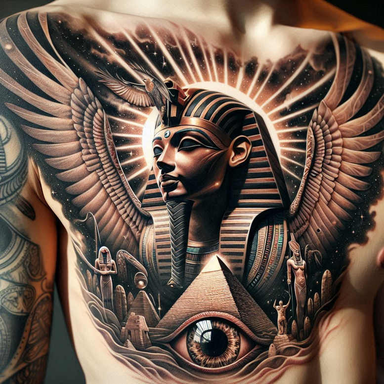 horus tattoo design ideas geometric sacred meaning perseverance