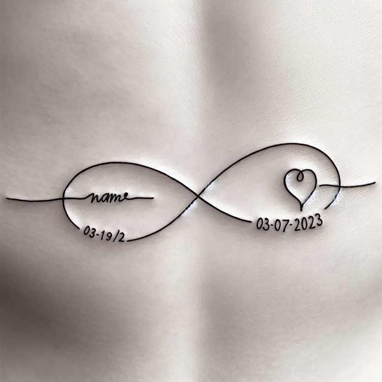 never-ending-sign-essential-for-heel – tattoo design ideas free ai generated – Gallery: infinity-signs-inkby-ai
