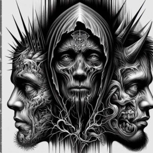 Inne mroczne - Free tattoo design ideas ai genereted - inkby.ai