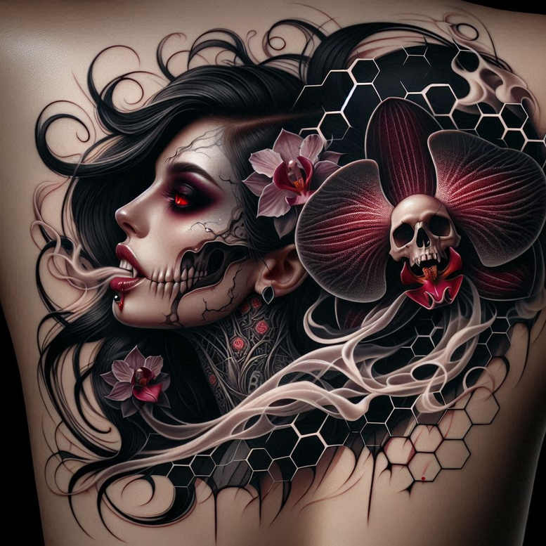 Inne mroczne - Free tattoo design ideas ai genereted - inkby.ai