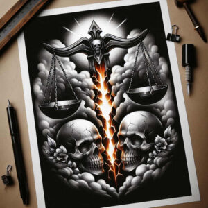 Inne mroczne - Free tattoo design ideas ai genereted - inkby.ai