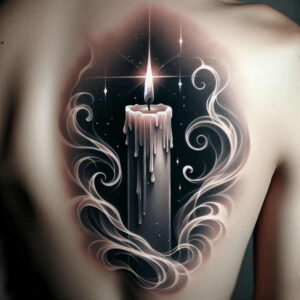 Świece - Free tattoo design ideas ai genereted - inkby.ai