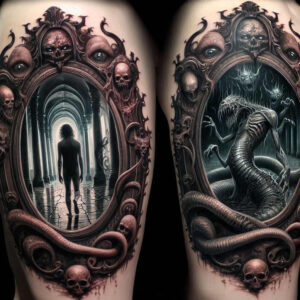 Inne mroczne - Free tattoo design ideas ai genereted - inkby.ai