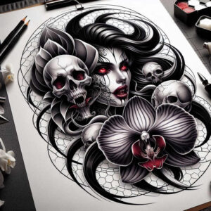 Inne mroczne - Free tattoo design ideas ai genereted - inkby.ai