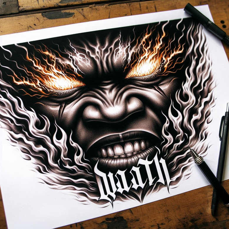 Inne mroczne - Free tattoo design ideas ai genereted - inkby.ai