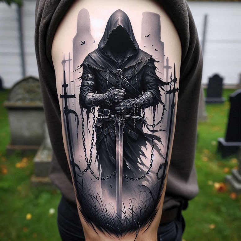 Inne mroczne - Free tattoo design ideas ai genereted - inkby.ai
