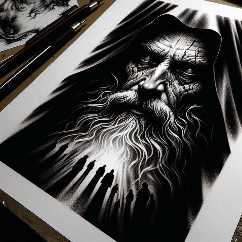 Inne mroczne - Free tattoo design ideas ai genereted - inkby.ai