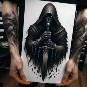 Inne mroczne - Free tattoo design ideas ai genereted - inkby.ai
