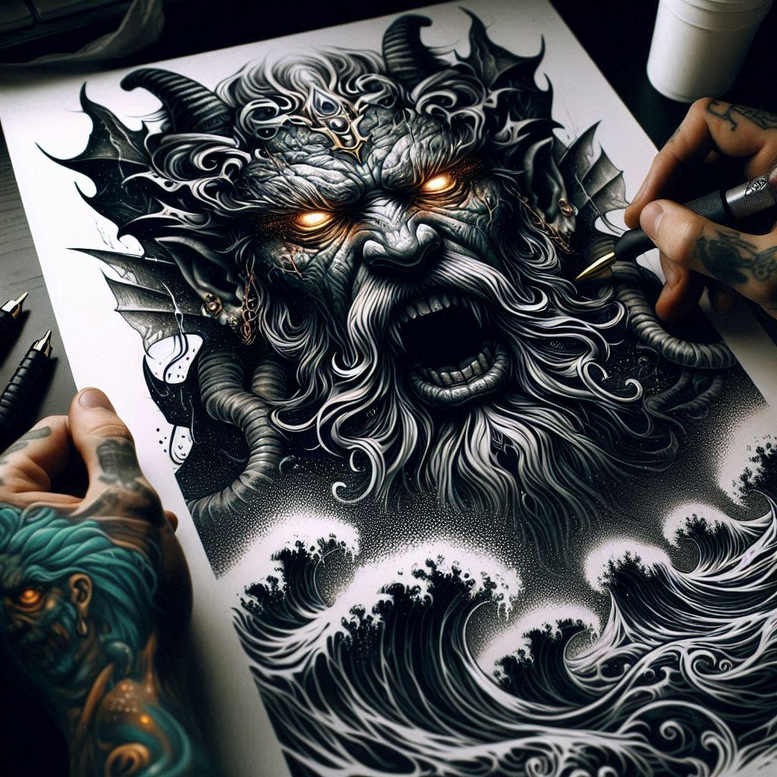 Inne mroczne - Free tattoo design ideas ai genereted - inkby.ai
