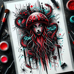 Inne mroczne - Free tattoo design ideas ai genereted - inkby.ai