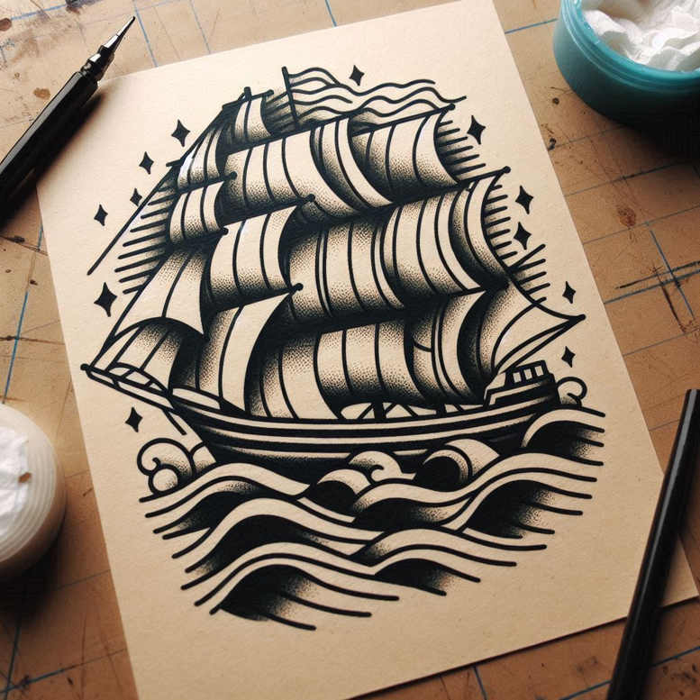 Podróże - Free tattoo design ideas ai genereted - inkby.ai
