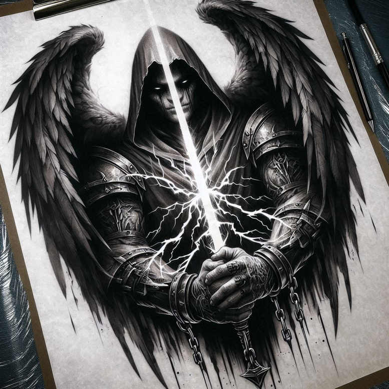 Inne mroczne - Free tattoo design ideas ai genereted - inkby.ai