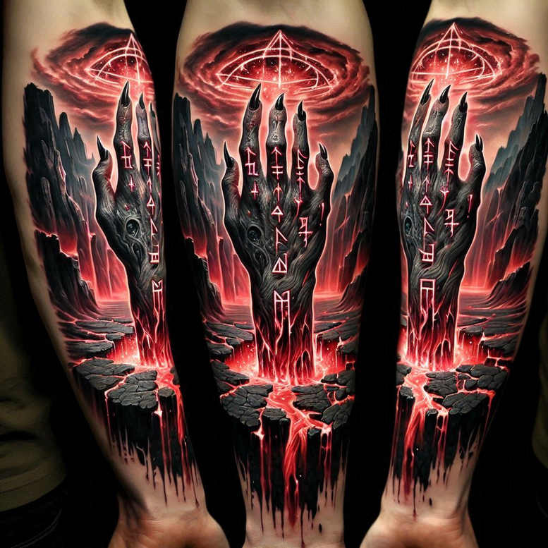 Inne mroczne - Free tattoo design ideas ai genereted - inkby.ai