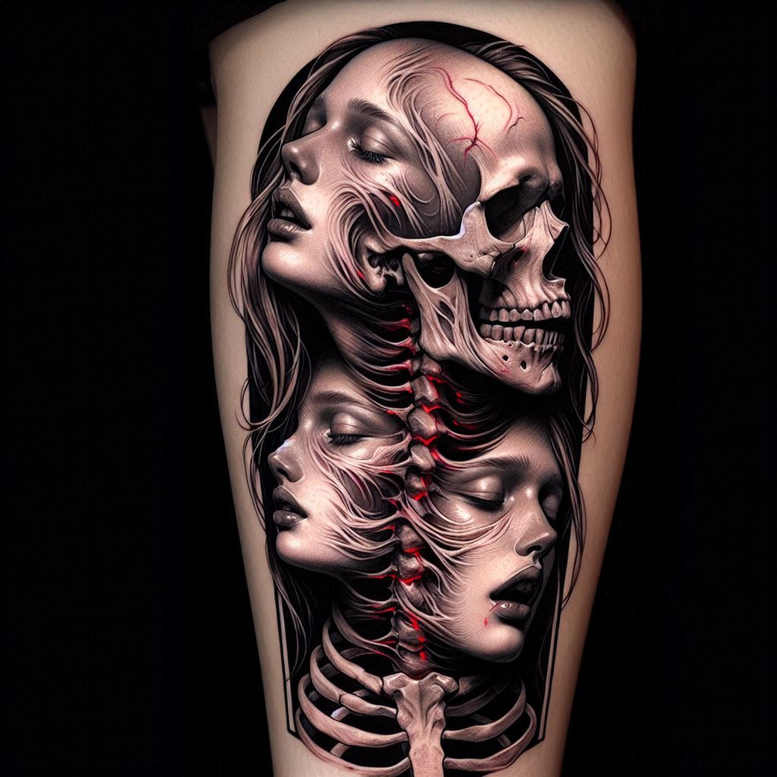 Inne mroczne - Free tattoo design ideas ai genereted - inkby.ai