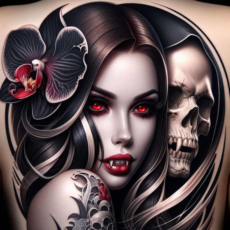 Inne mroczne - Free tattoo design ideas ai genereted - inkby.ai