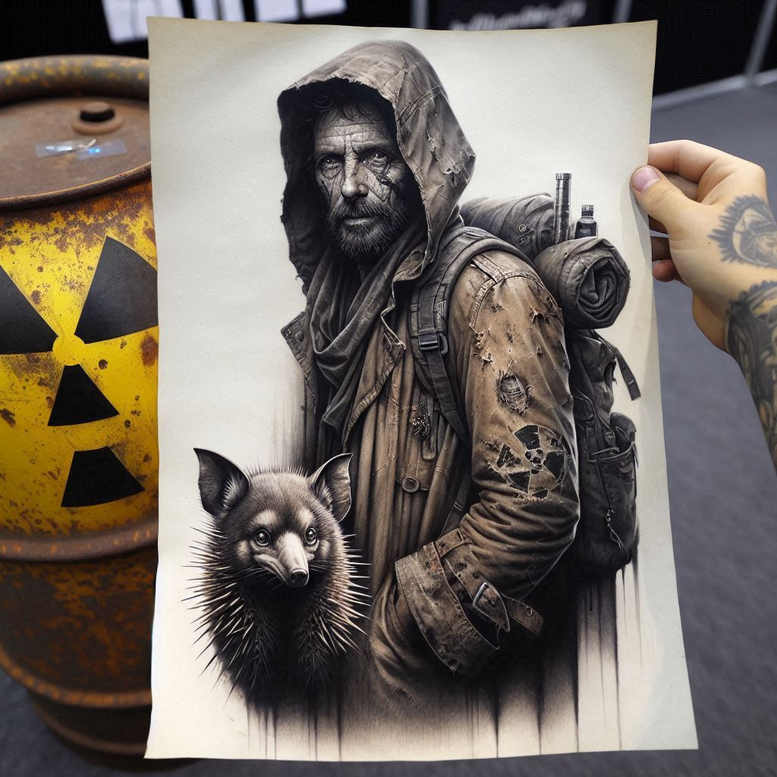 Postacie. - Free tattoo design ideas ai genereted - inkby.ai