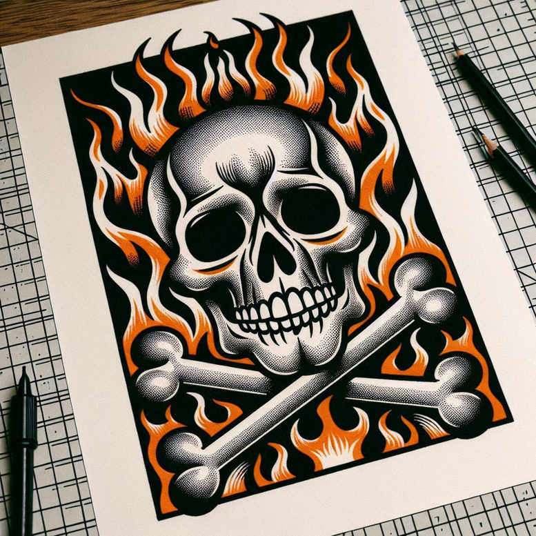 Inne mroczne - Free tattoo design ideas ai genereted - inkby.ai