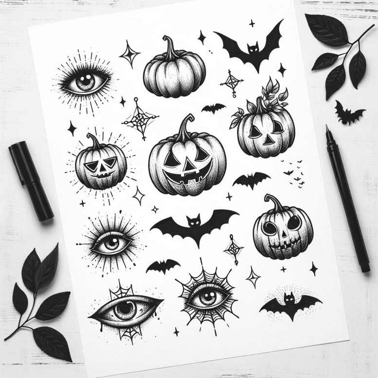 Inne mroczne - Free tattoo design ideas ai genereted - inkby.ai