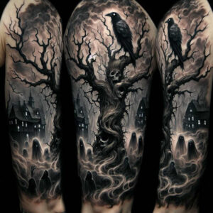 Inne mroczne - Free tattoo design ideas ai genereted - inkby.ai