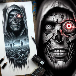 Inne mroczne - Free tattoo design ideas ai genereted - inkby.ai