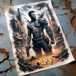 Postacie. - Free tattoo design ideas ai genereted - inkby.ai