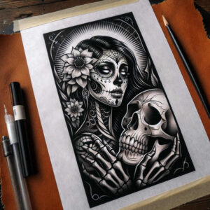 Inne mroczne - Free tattoo design ideas ai genereted - inkby.ai