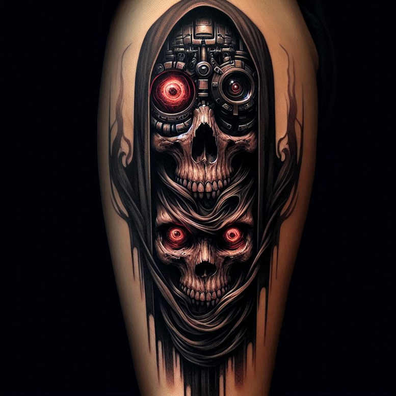 Inne mroczne - Free tattoo design ideas ai genereted - inkby.ai